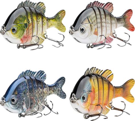 Bassdash Swimpanfish Multi Jointed Panfish Bluegill Swimbaits Hard