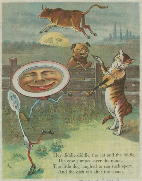 Hey Diddle Diddle The Cat And The Fiddle Nypl Digital Collections