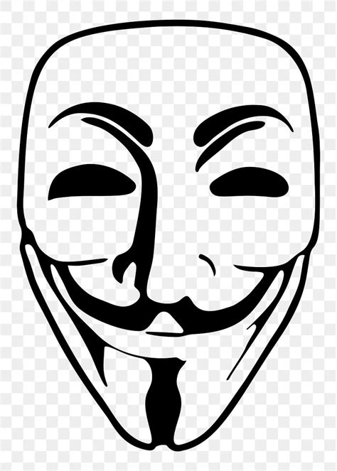 Png Guy Fawkes Mask Sticker Free Png Rawpixel