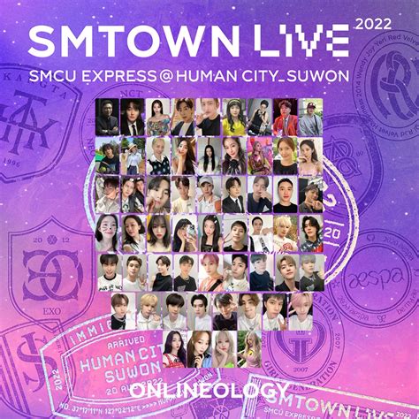 Smtown Live Smcu Express Human City Suwon Photocards Shopee