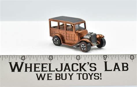 Classic 31 Ford Woody Copper Restored 1968 Redline Hot Wheels Mattel Vintage RL Wheeljack S Lab