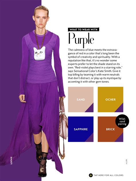 What Colors Go With Purple Outfit At Terry Dewald Blog