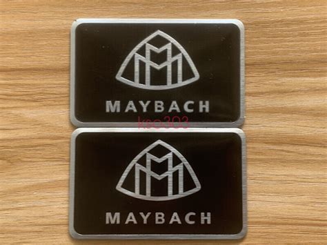 Pc Maybach Car Badge Emblem Decal Stickers For Mercedes Benz C Cl