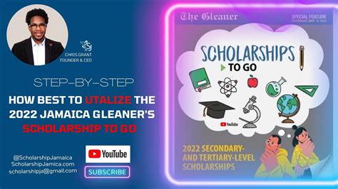 Jamaica Gleaner S 2022 Scholarships To Go Publication Explained Youtube