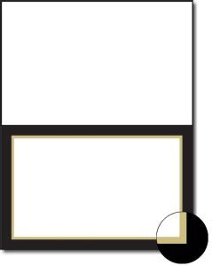 Letterhead Borders Cliparts Co With Half Fold Greeting Card Template