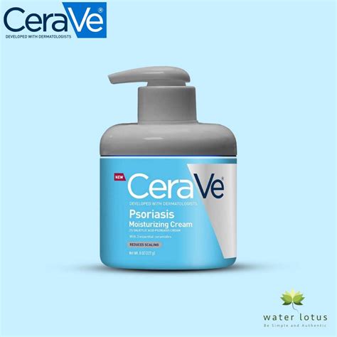 Cerave Psoriasis Moisturizing Cream 227gm Water Lotus Care