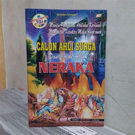 Buku Calon Ahli Surga Dan Calon Ahli Neraka Isi Bergambar Full Colour