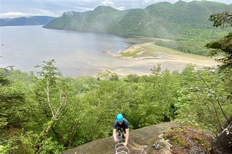 Fjord Du Saguenay La Via Ferrata La Plus Spectaculaire Du Qu Bec