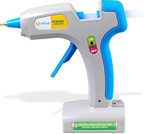 Amazon Adtech Freedom Cordless Hot Glue Gun Rechargeable W Glue Gun With Led Light