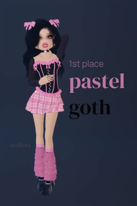 Pastel Goth DTI In 2024 Pastel Goth Dress To Impress Outfits