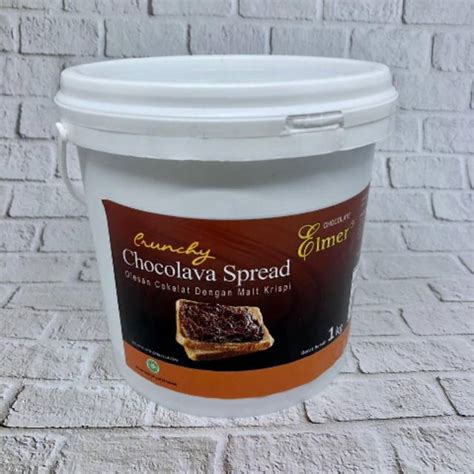 Jual Selai Elmer Cruchy Chocolava Spread Kg Shopee Indonesia