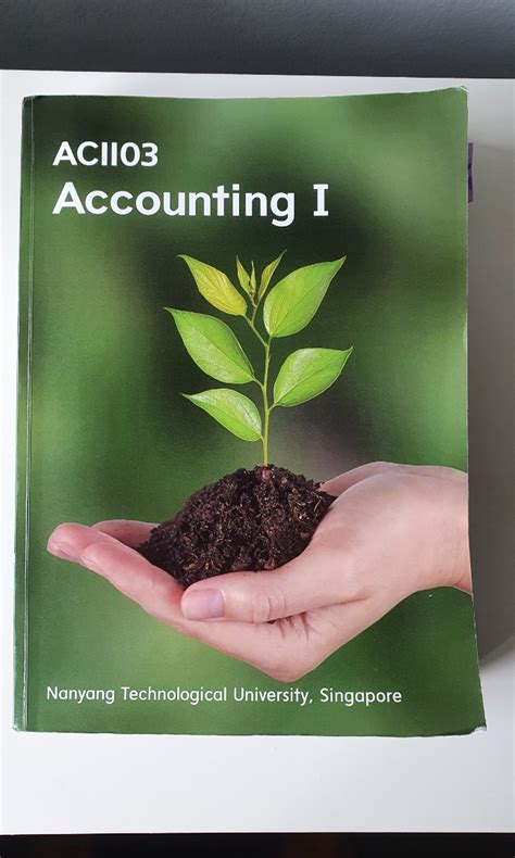 NTU Accounting 1 ACC1 AC1103 Textbook Hobbies Toys Books