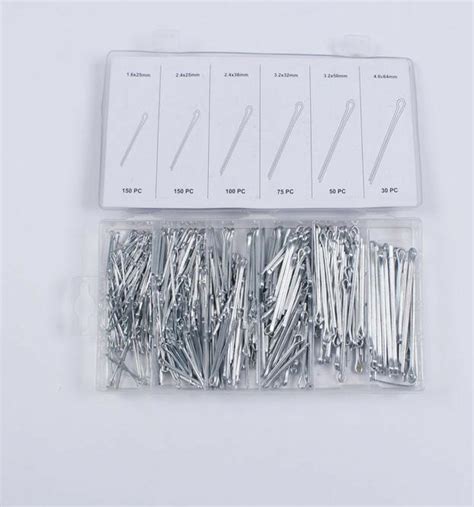 Complete Assortment Of Zinc Plated Spring Cotter Pins China Cotter