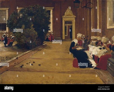 Orphan Girls In Amsterdam 1876 By Max Liebermann Stock Photo Alamy