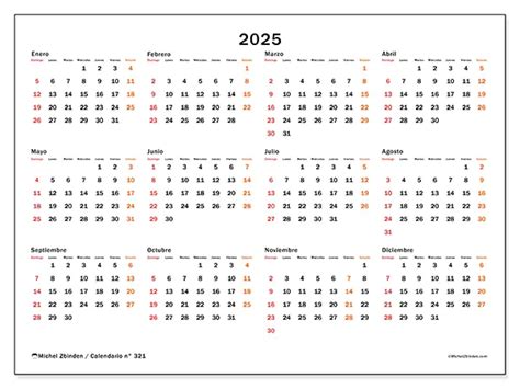 Calendario Para Imprimir Rojo Y Naranja N ° 321 Michel Zbinden Es