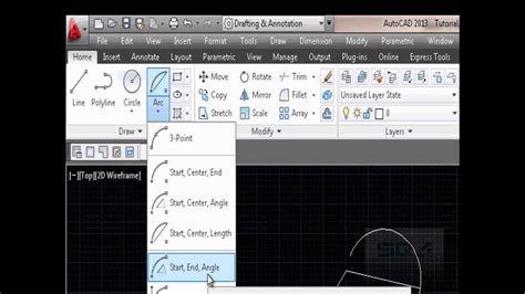 Iniciando Autocad Basico Comando Arco Arc Youtube