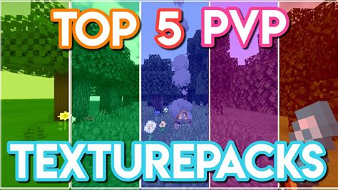 Top 5 Best Pvp Texture Packs In Minecraft Mcpe And Bedrock Youtube