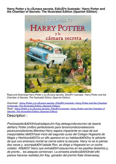 Download Book PDF Harry Potter y la cÃmara secreta EdiciÃ³n