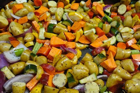 Rosemary Roasted Vegetables Melissa Mayo