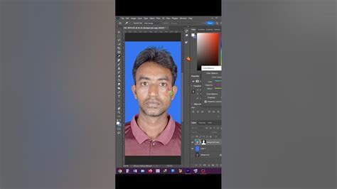 পাসপোর্ট সাইজ ছবি তৈরি 1 Create Passport Size Photo In Adobe Photoshop 2023 Youtube