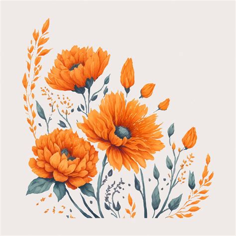 Premium Vector Watercolor Floral Bouquets