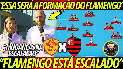 AUCAS X FLAMENGO ESSAS são as MUDANÇAS que o VITOR PEREIRA vai FAZER