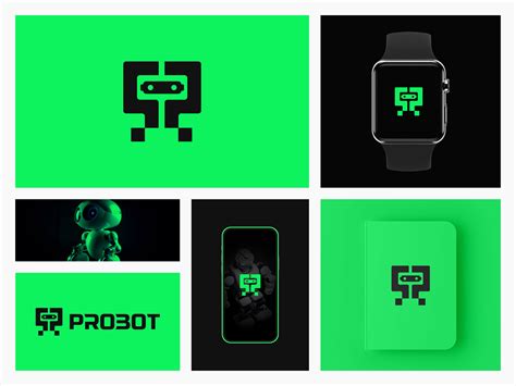 Green Robot Logo