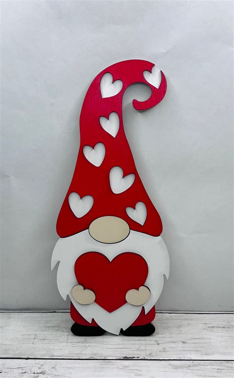 Valentine Gnome Decor Valentine Gnome Valentine Gnome Wall Hanging