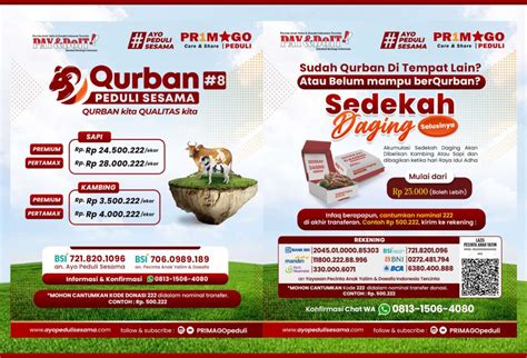 Qurban Peduli Sesama 2023 PRIMAGO Peduli