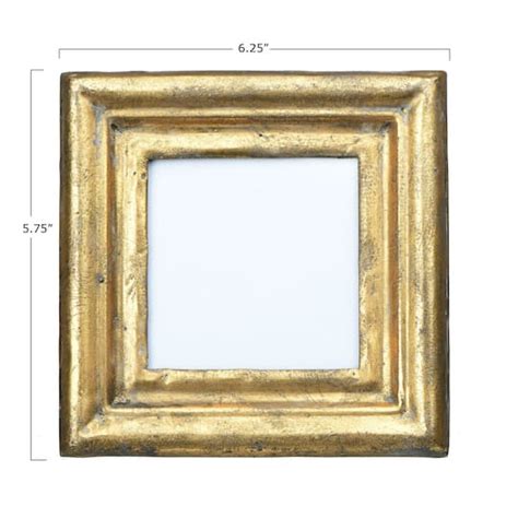 Antiqued Gold Square 35 X 35 Picture Frame Michaels