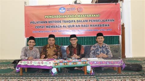 Tim Pkm Dosen Pba Unja Berikan Pelatihan Metode Tsaqifa Cepat Membaca