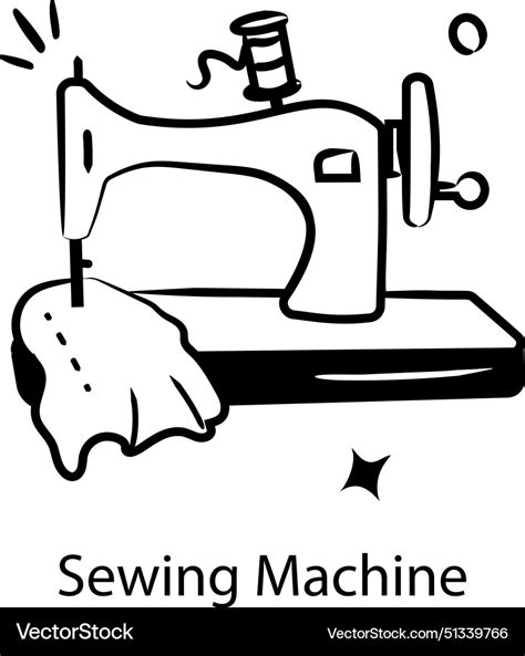 Sewing Machine Royalty Free Vector Image Vectorstock