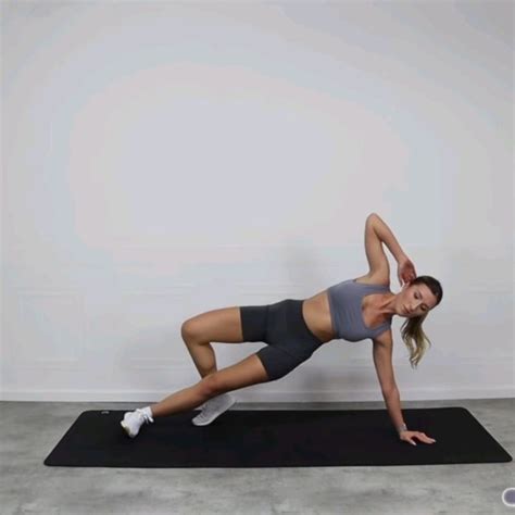 Side Plank Crunch L By Erinn Shea Exercise How To Skimble