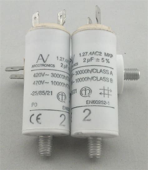 Uf Ac Mkp V V Av Arcotronics Motor Run Capacitors Kemet Abb