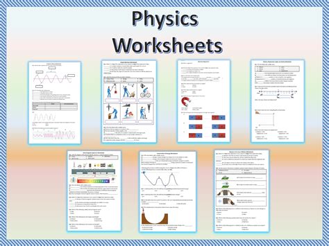 Physics - Worksheets (Printable) | Teaching Resources