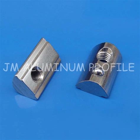 Spring Ball Nut T Slot Nut Half Round Nut For Aluminum Profile