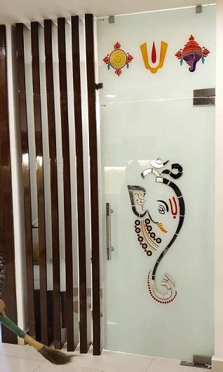 Best Pooja Room Glass Door Designs For Indian Homes