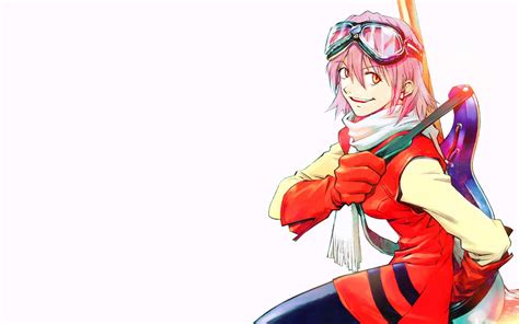 Download Exhilarating Haruko Haruhara In Action Wallpaper