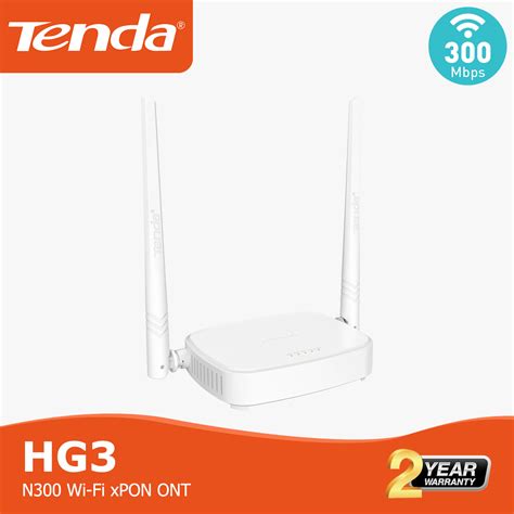 Tenda HG3 N300 Wi Fi XPON ONT Lazada Indonesia