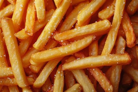 Crispy Golden French Fries Premium Ai Generated Image