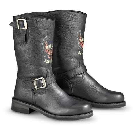 Mens Harley Davidson® Blazon Harness Boots Black 119678