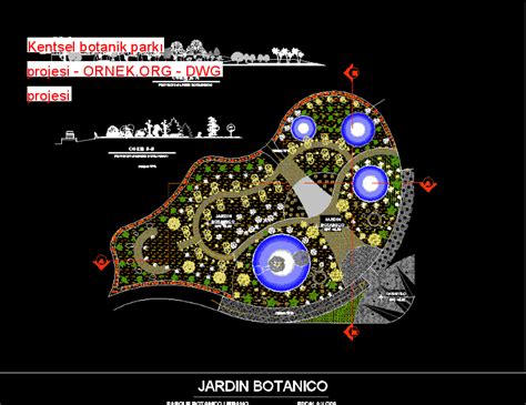 Kentsel Botanik Park Projesi Dwg Projesi Autocad Projeler Hot