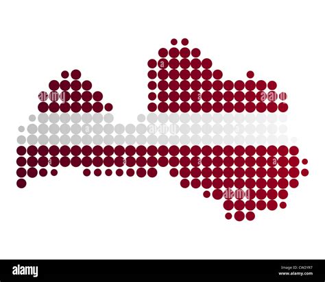 Map and flag of Latvia Stock Photo - Alamy