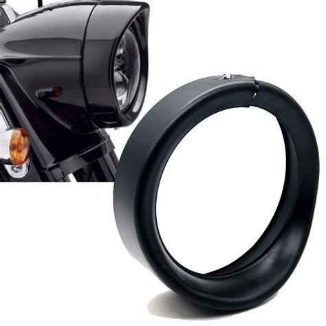 Motorcycle Accessories Black Chrome Trim Ring Harley Touring Road King