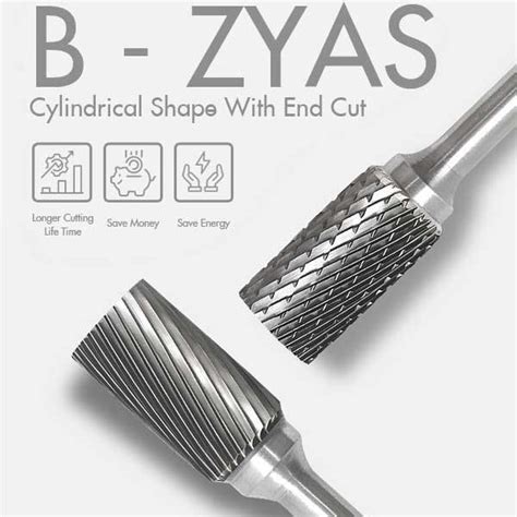 Sb Carbide Burrs Cylindrical Rotary Files Sharky Tools