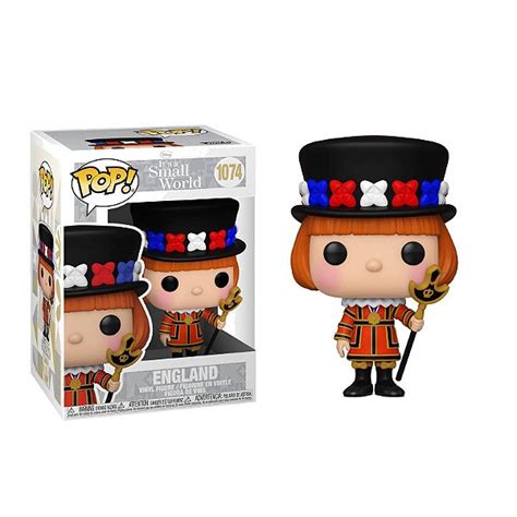 Funko Pop It s A Small World England 1074 Original Colecionavel Moça