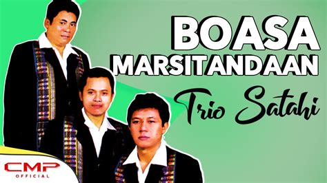 Trio Satahi Boasa Marsitandaan Official Music Video Youtube