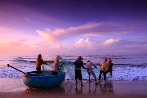 Pescadores Vietnam Ir A Pescar Foto Gratis En Pixabay Vietnam