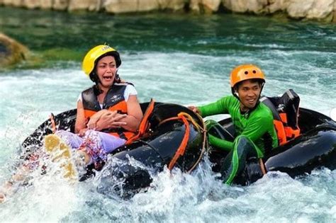 Look Jodi Son Thirdy Try River Tubing In Antique Abs Cbn News