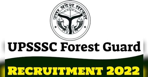 Upsssc Forest Guard Recruitment 2022 Today Is Last Date For